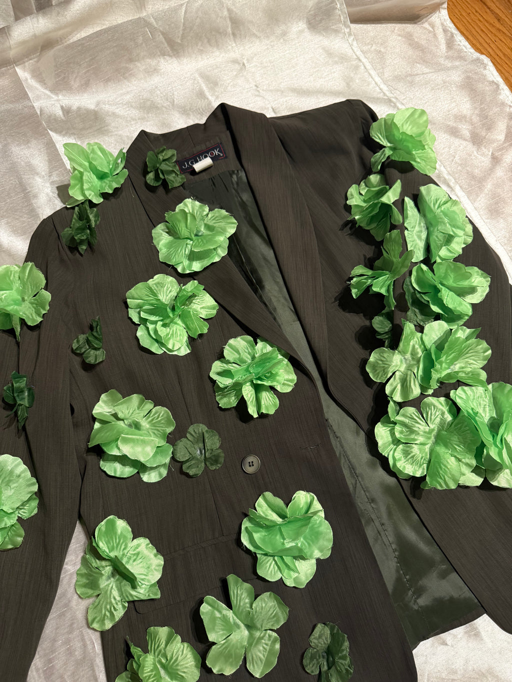 One-of-One Upcycled Flower Child Blazer