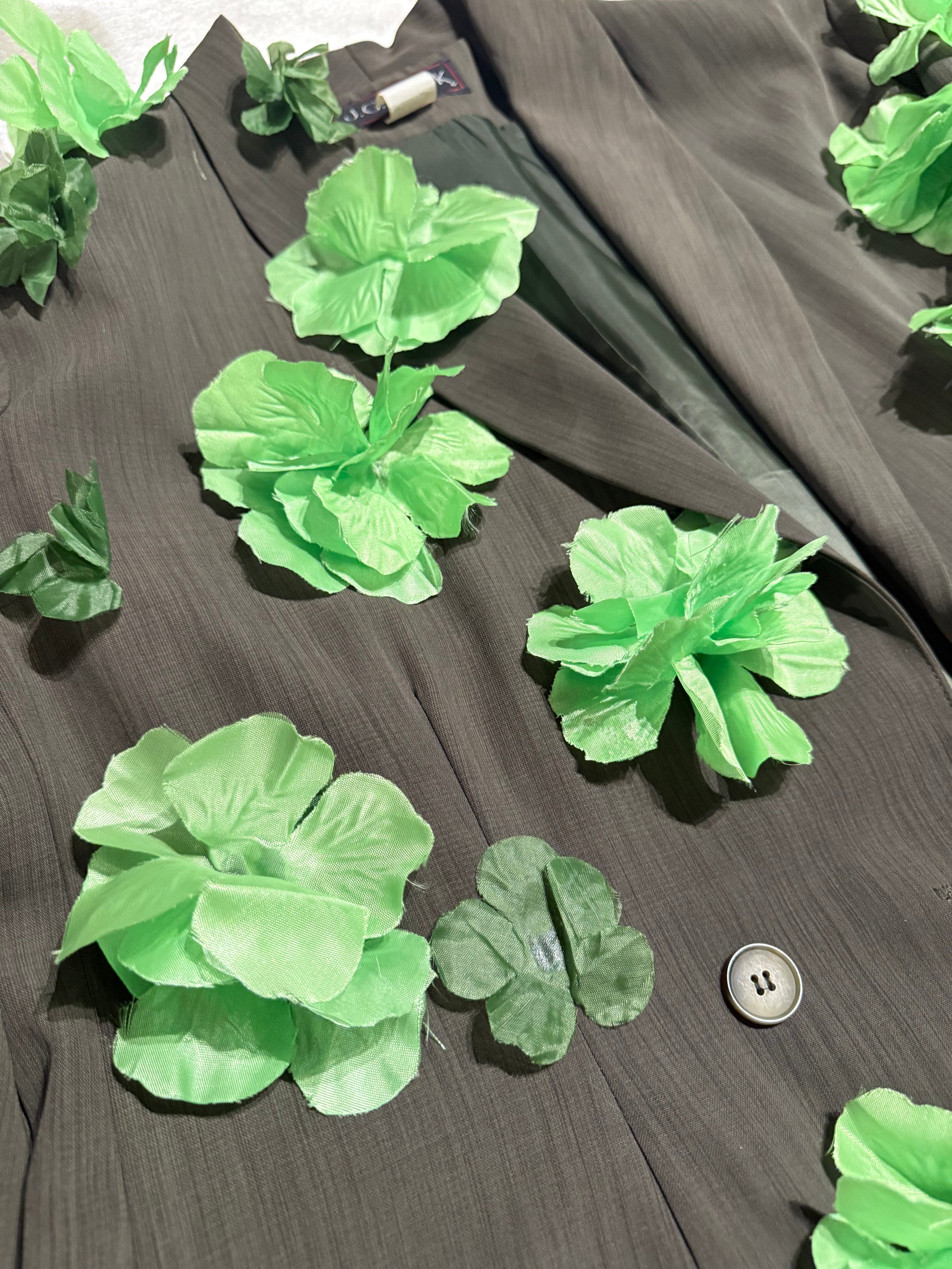 One-of-One Upcycled Flower Child Blazer