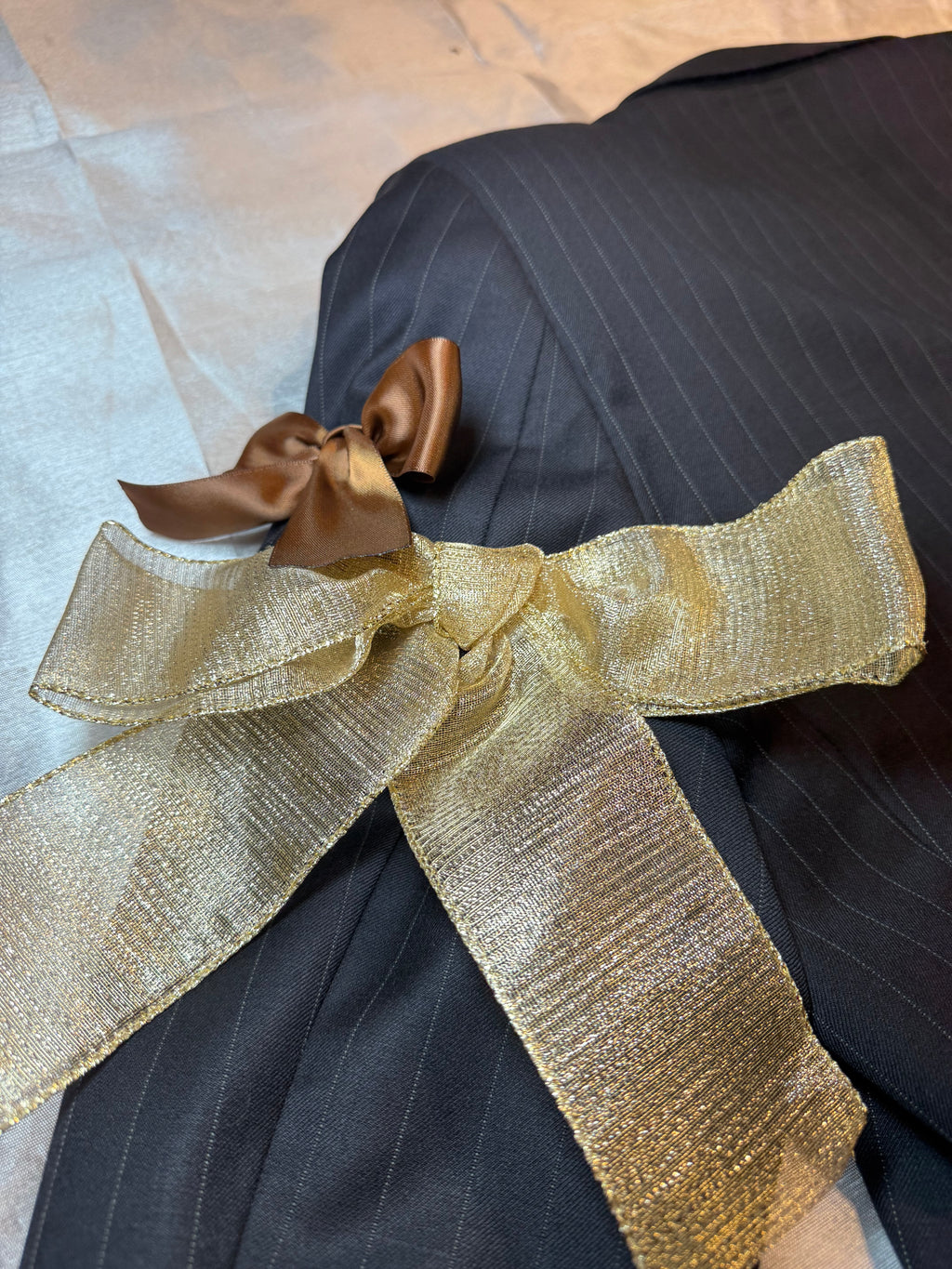 One-of-One Upcycled Bow Blazer