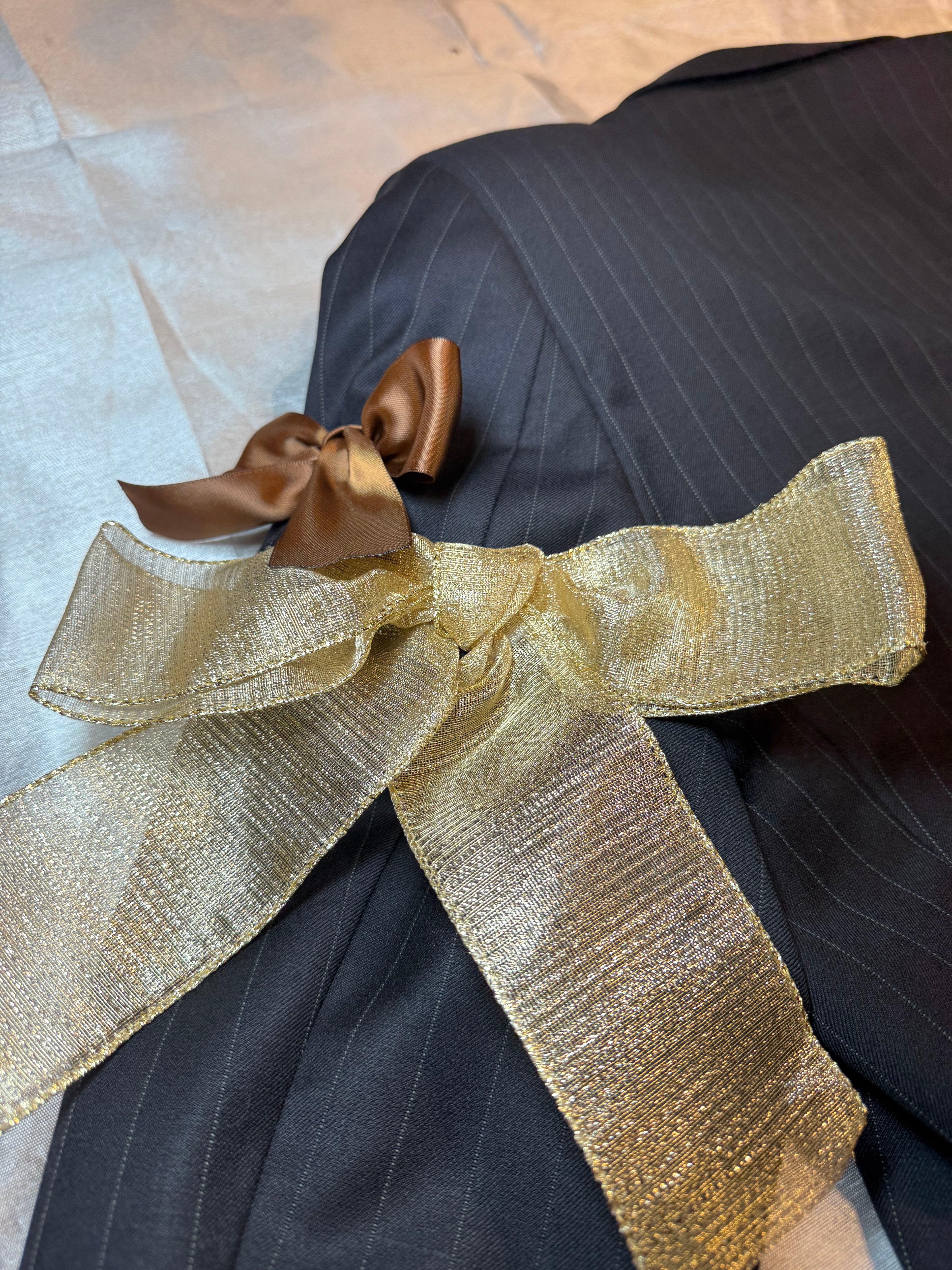 One-of-One Upcycled Bow Blazer