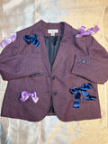One-of-One Upcycled Bow Blazer